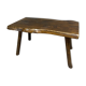 Table basse brutaliste vintage
