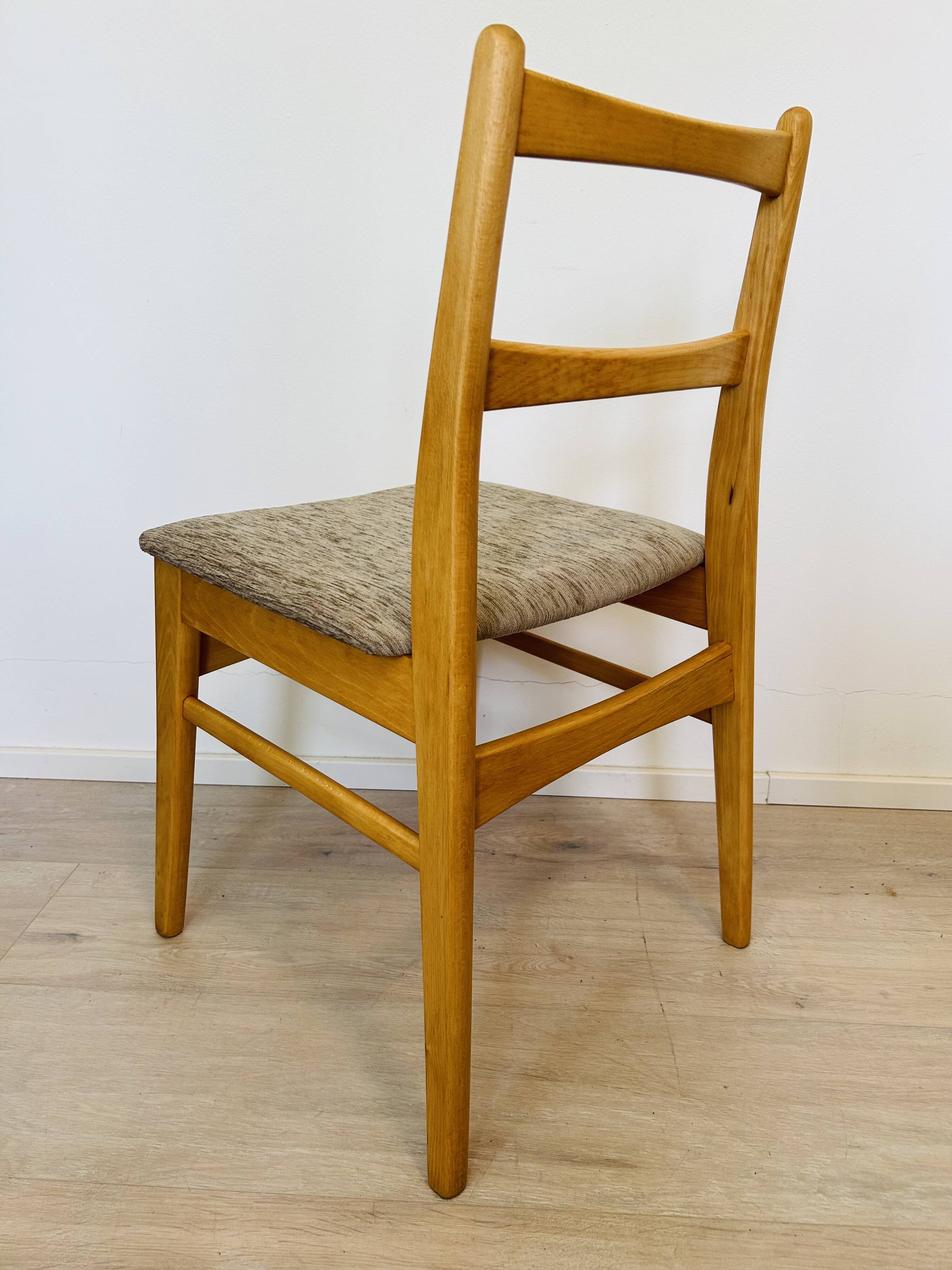 Mid Century Dining Chairs from Czechoslovakia 1970's Set of 4