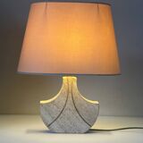Vintage travertine lamp design 70s 80s