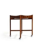 Table pliante à plateau de Mogens Lysell, Danemark, années 1960