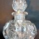 Flacon de parfum cristal Baccara ananas en forme de boule sculptée