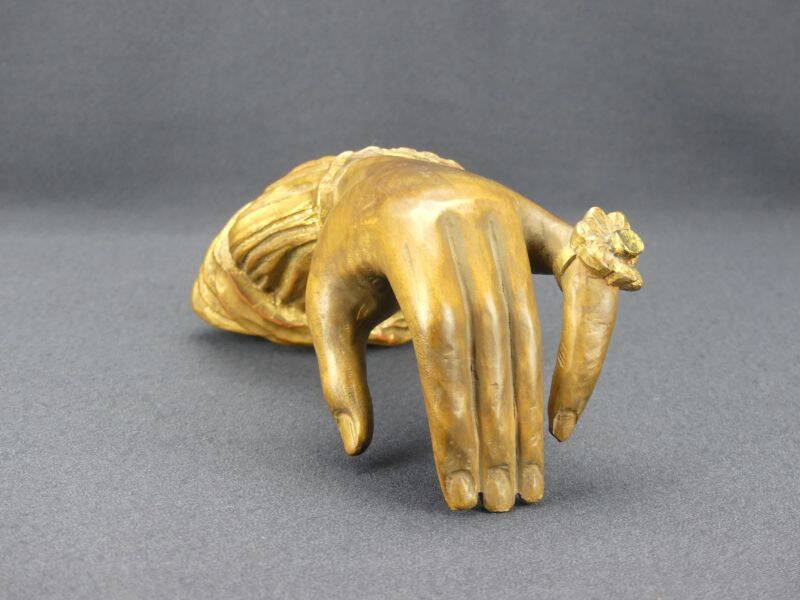 Palladio, Italie, main en bois sculpté