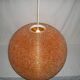 Suspension orange Sugar ball by John and Sylvia Reid from the 1960s.