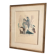 Lithograph Elegant Woman Greyhound Latin Union Edition Lucien Fontanarosa
