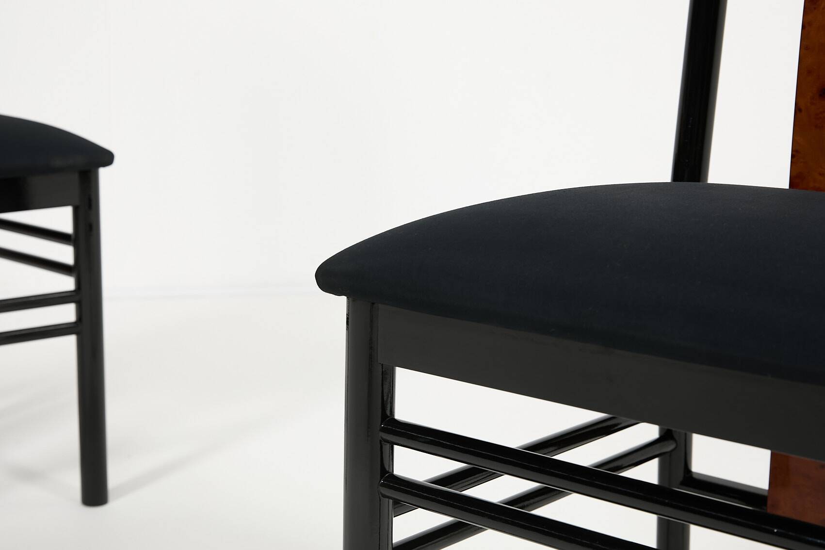 Ensemble de 6 chaises vintage de GDM, Italie, années 1980