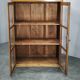 1930s Czech Oak Glass Bookcase from a Baťa Factory