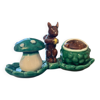 Barbotine Écureuil Salière poivrière