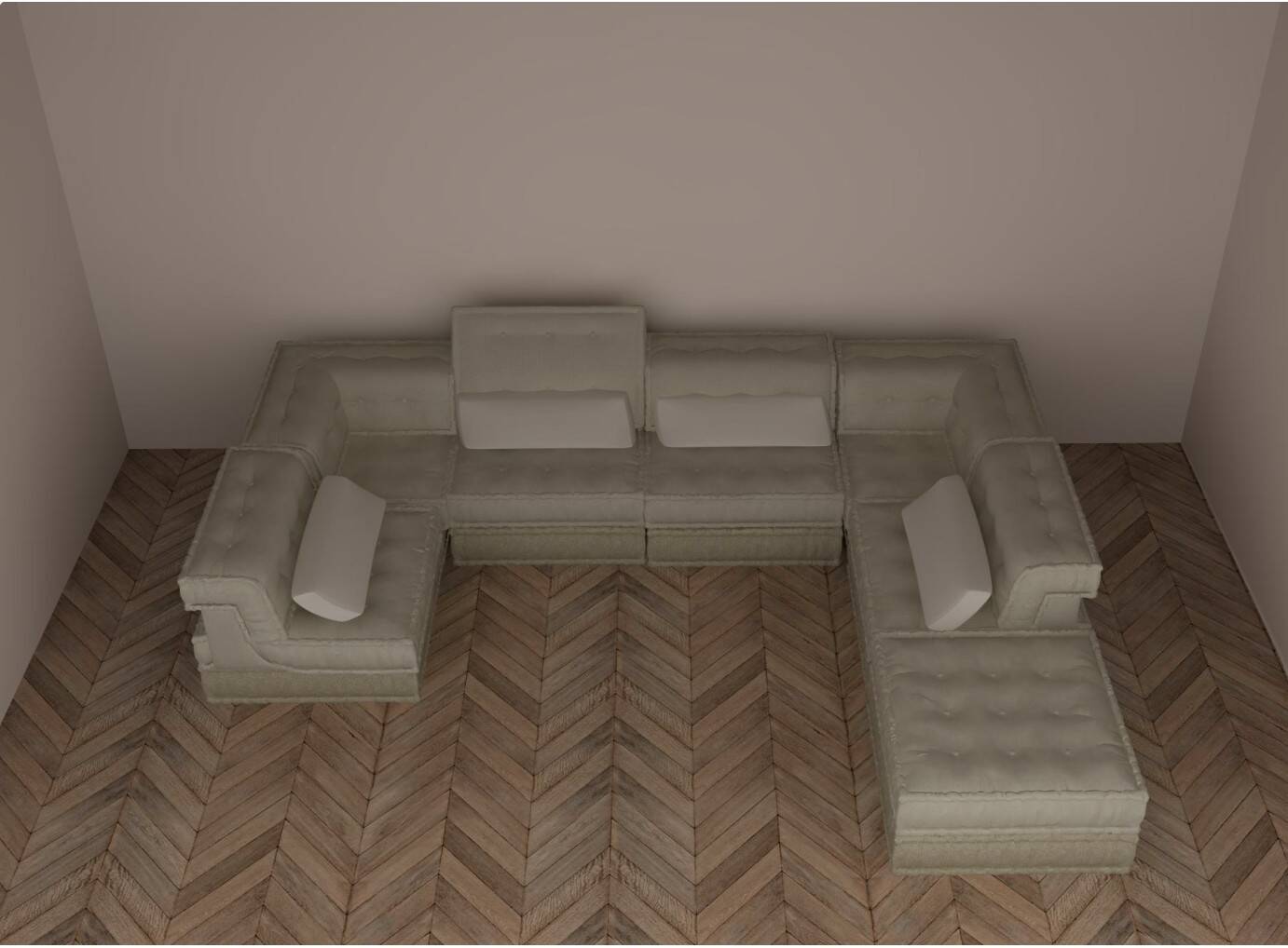 Canapé Roche Bobois Mah Jong neuf