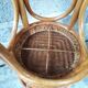 Bar en rotin vintage & ses tabourets