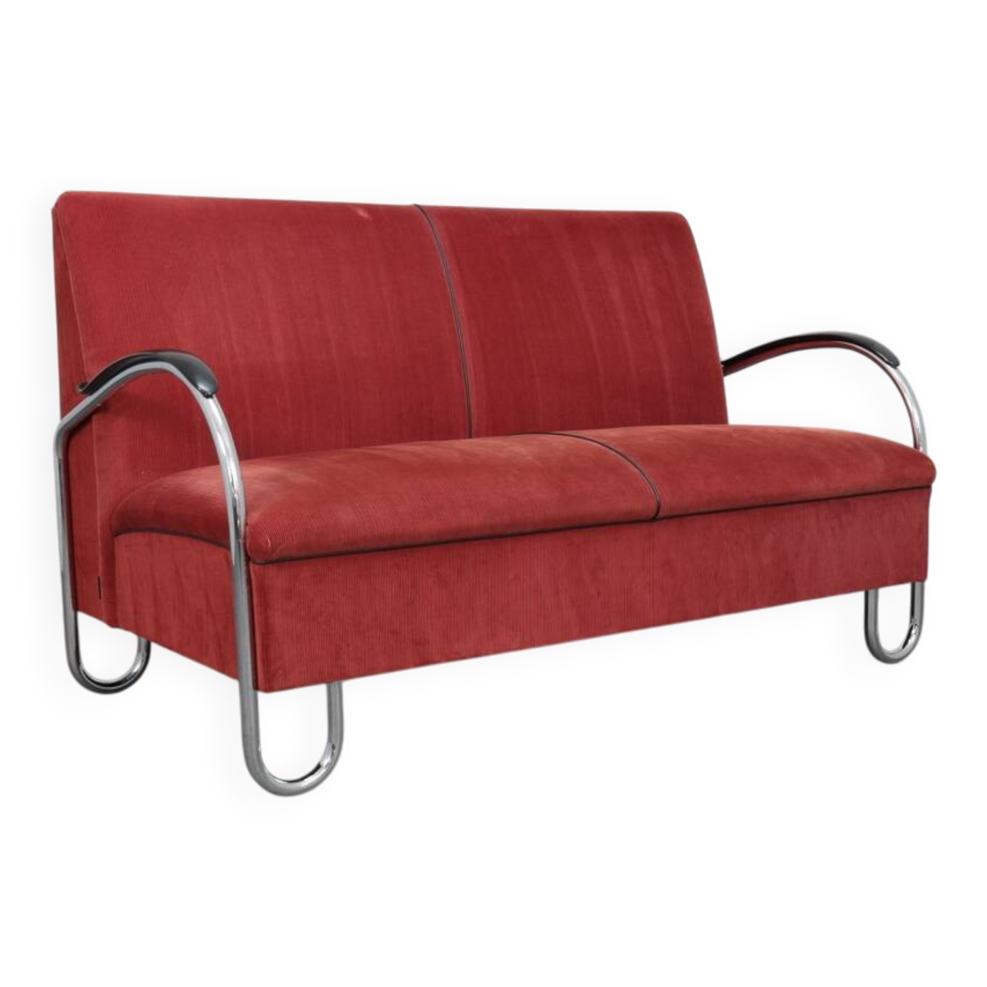 Bauhaus sofa, model 444 by W.H. Gispen for Dutch Originals, Netherlands, 1990s