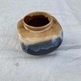 Glazed terracotta vase