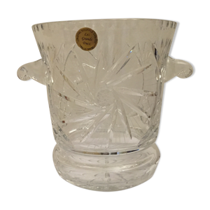 Seau à champagne en cristal