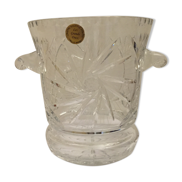 Seau à champagne en cristal