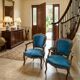 Pair of Louis XV style cabriolet armchairs