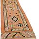 Turkish Handwoven Vintage Herki Kilim 94 cm x 304 cm