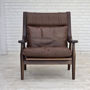 1970s, Danish design by H.J.Wegner, highback armchair, model GE530.