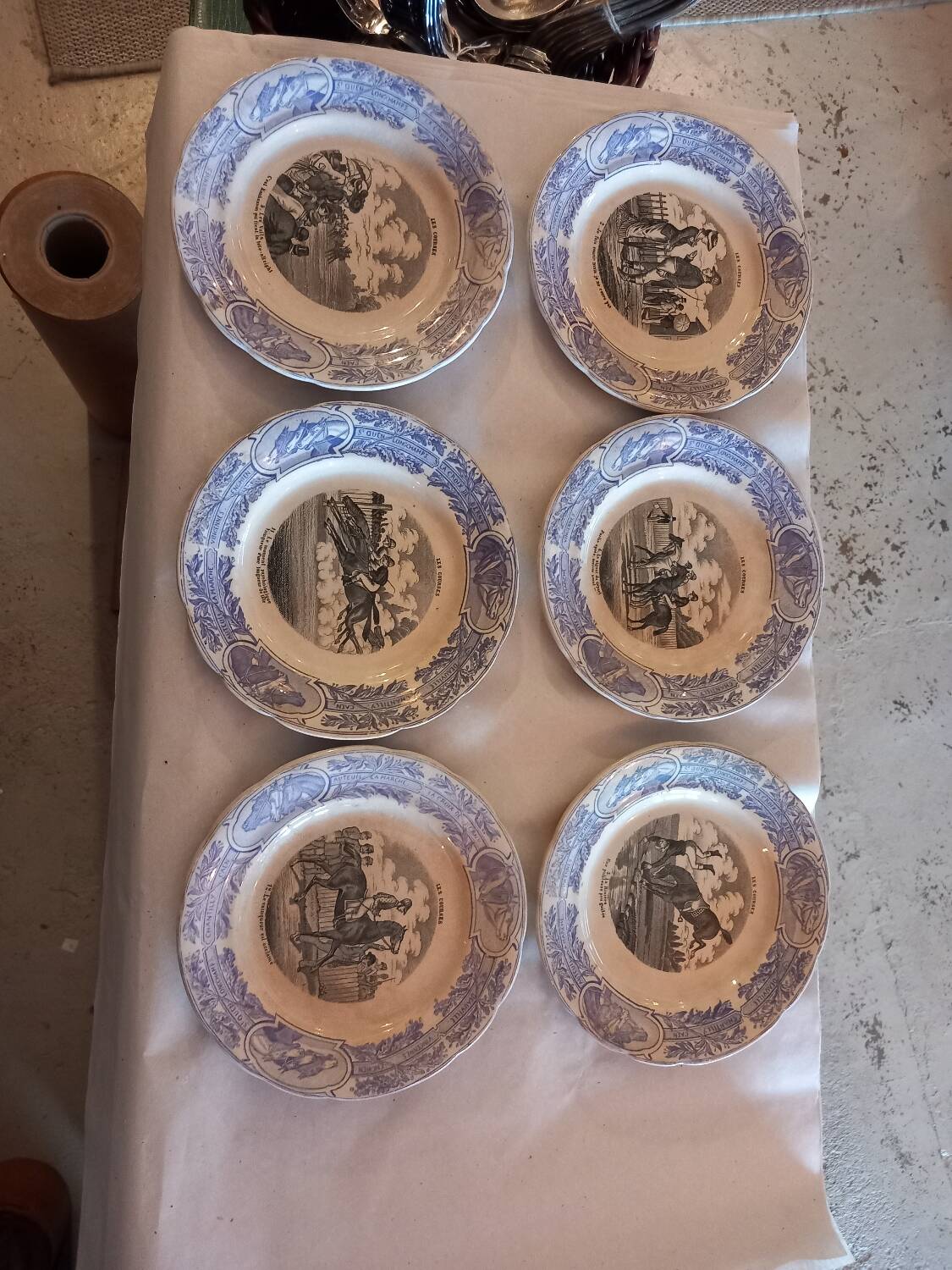 6 Talking plates. Old races