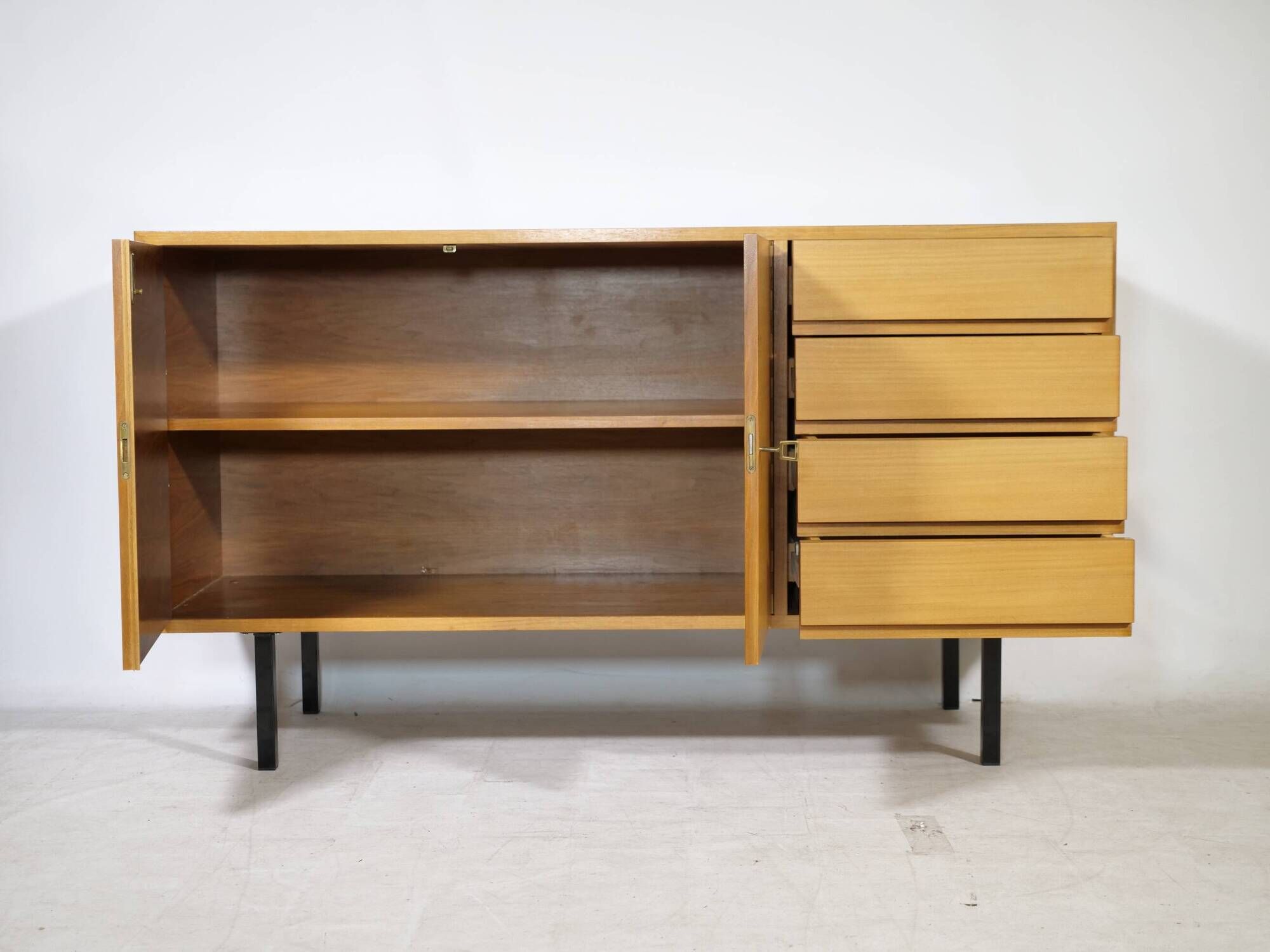 Mid Century Sideboard in Walnut by Ernst Martin Dettinger for Bormann 1960s