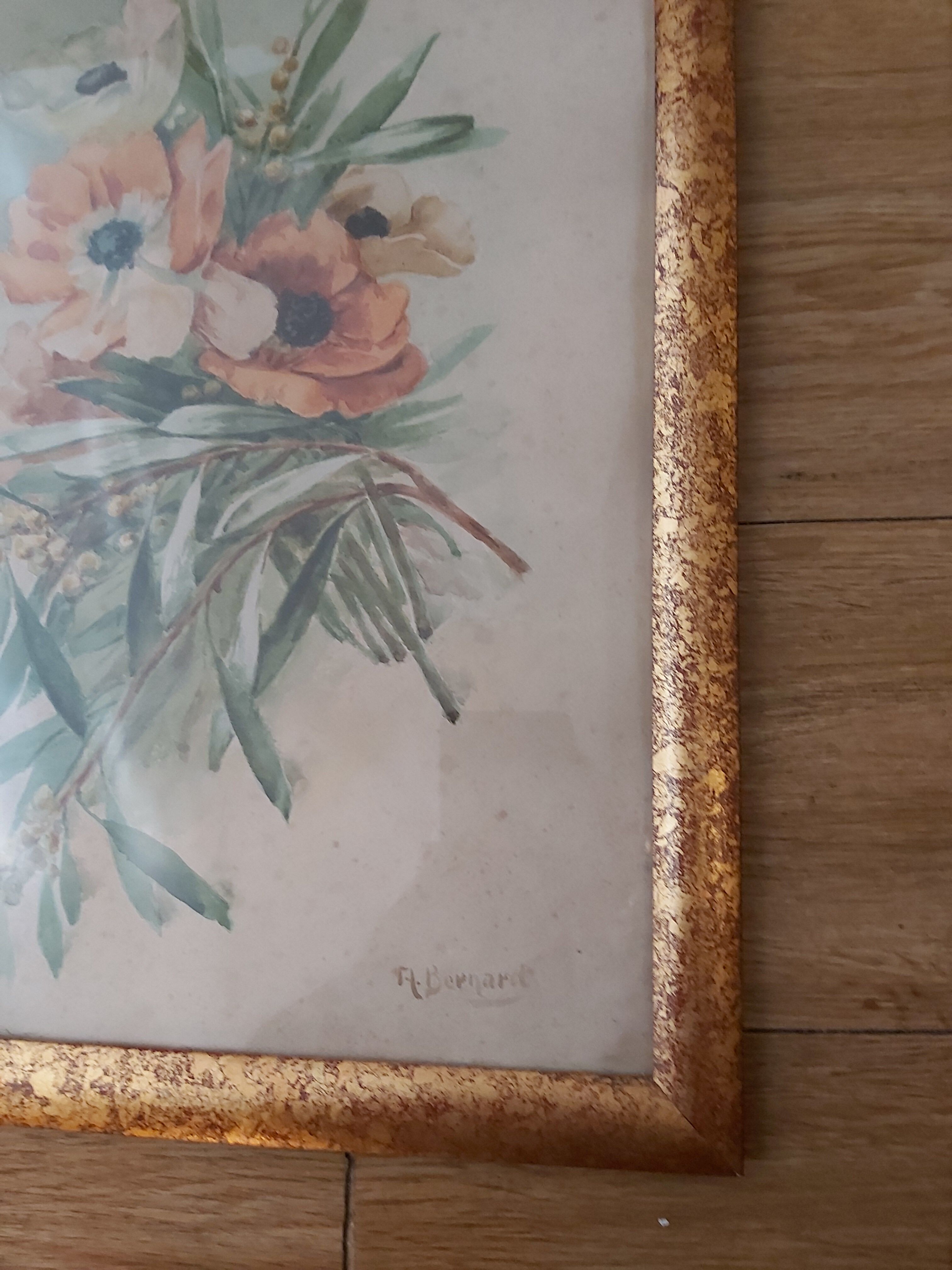 Vintage watercolour painting