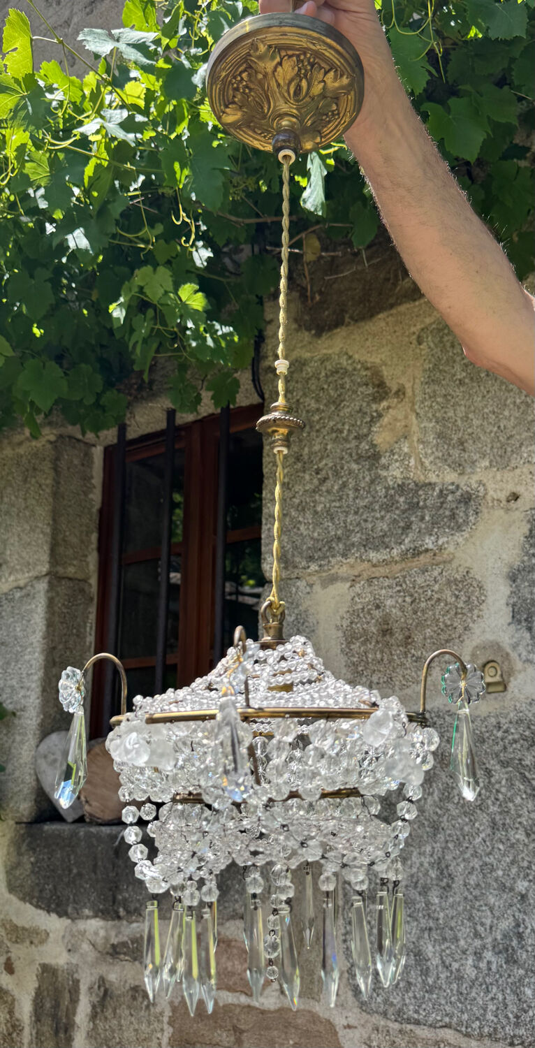 Antique chandelier from the 1930s