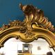 Golden mirror Louis XV style, 60x40 cm