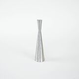 Metal candlestick, Italian design, 1970s, made in Italy