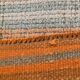 Orange & Green Turkish Runner Rug, 84x368Cm