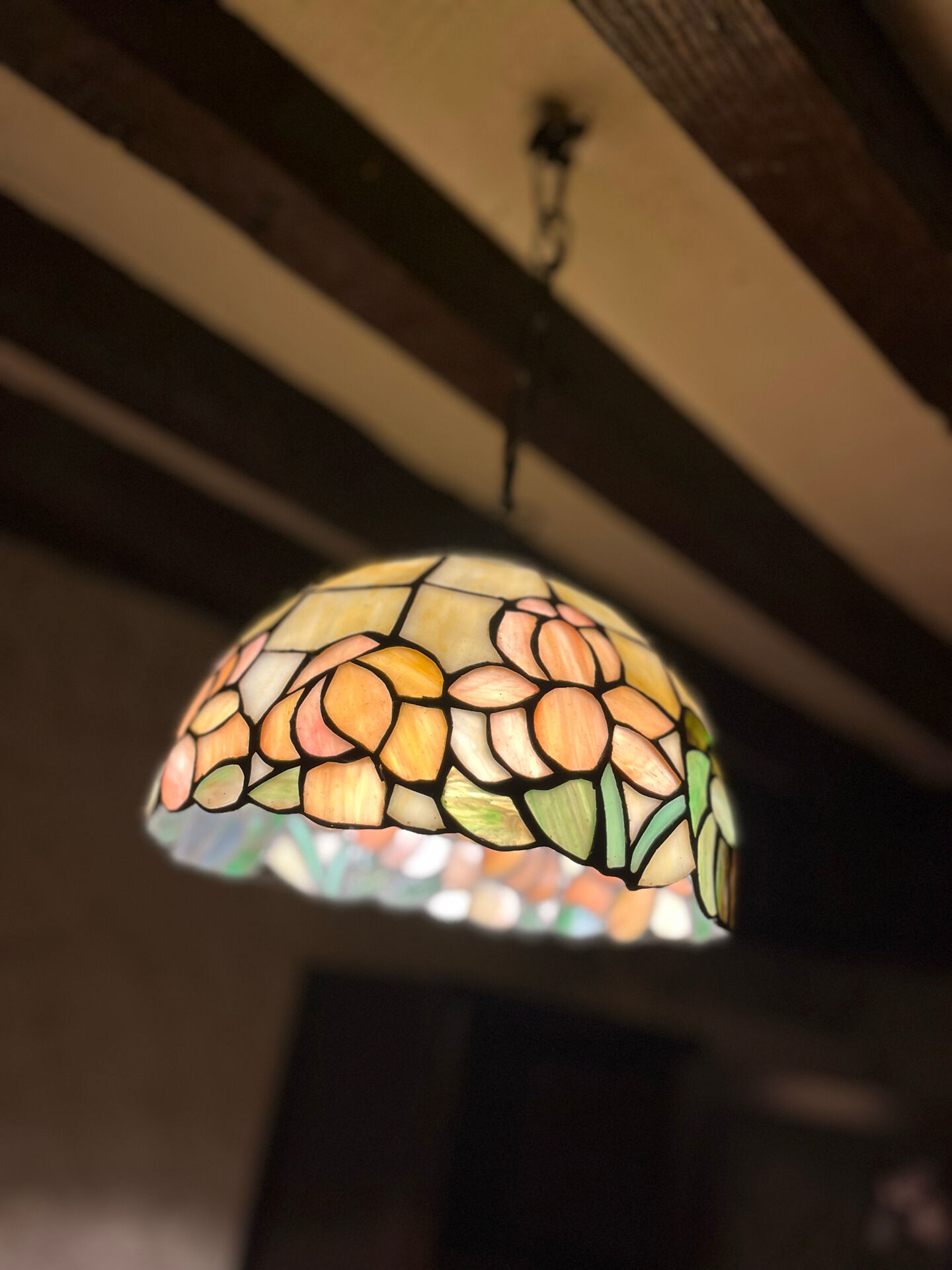 Suspension et applique style Tiffany