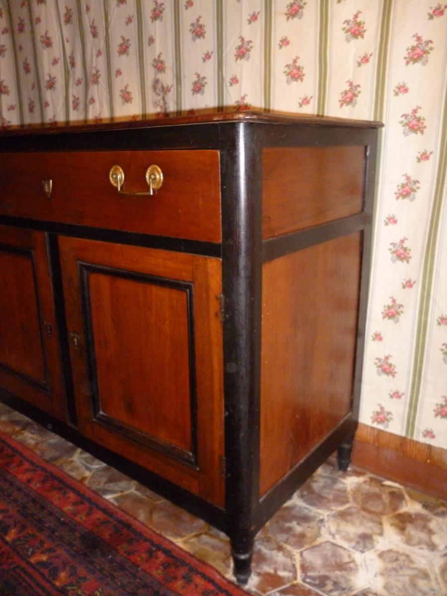 Buffet of mourning period Louis XVI