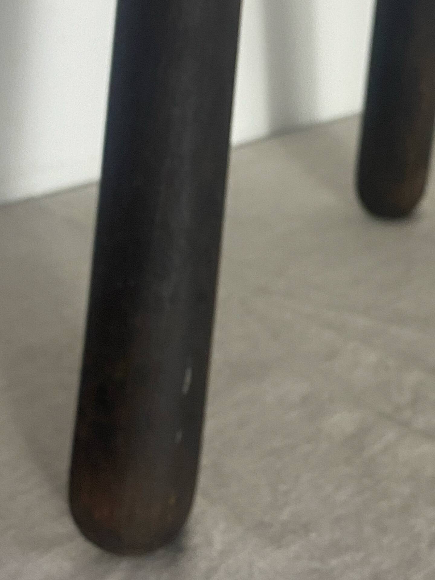 Low tripod stool in wood 🪵