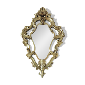 Restored gilded bead mirror