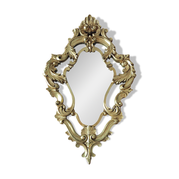 Restored gilded bead mirror