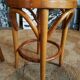 Pair of curved wooden stools