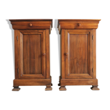 Set of 2 nightstands solid wood