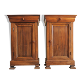 Set of 2 nightstands solid wood