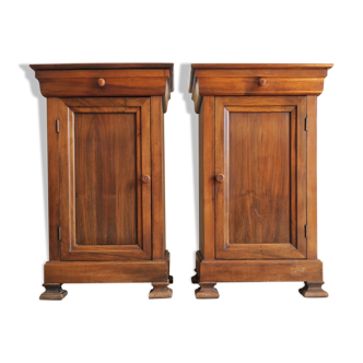 Set of 2 nightstands solid wood