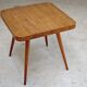 Cesky Nabytek wooden side table, former Czechoslovakia 1960