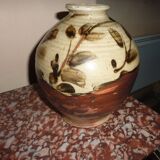 large stone vase - Yves Morvan