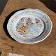 Antique decorative plate IB Quimper with polychrome floral decoration D24