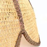 Suspension flower in rabane