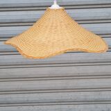 Vintage wicker flower pendant