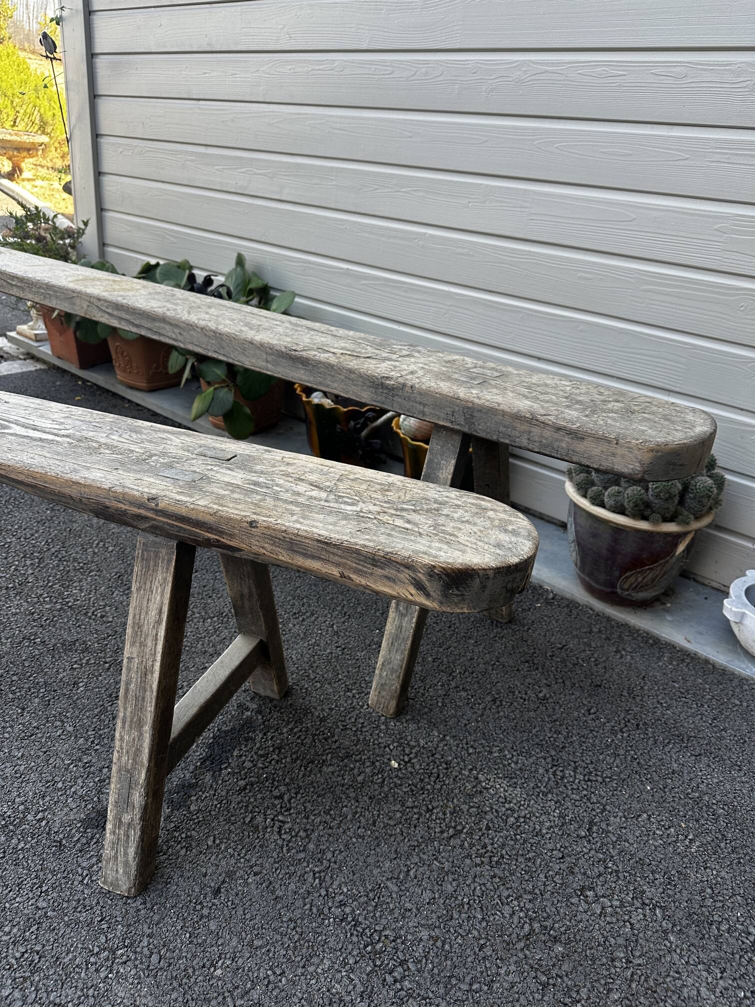 Paire de bancs