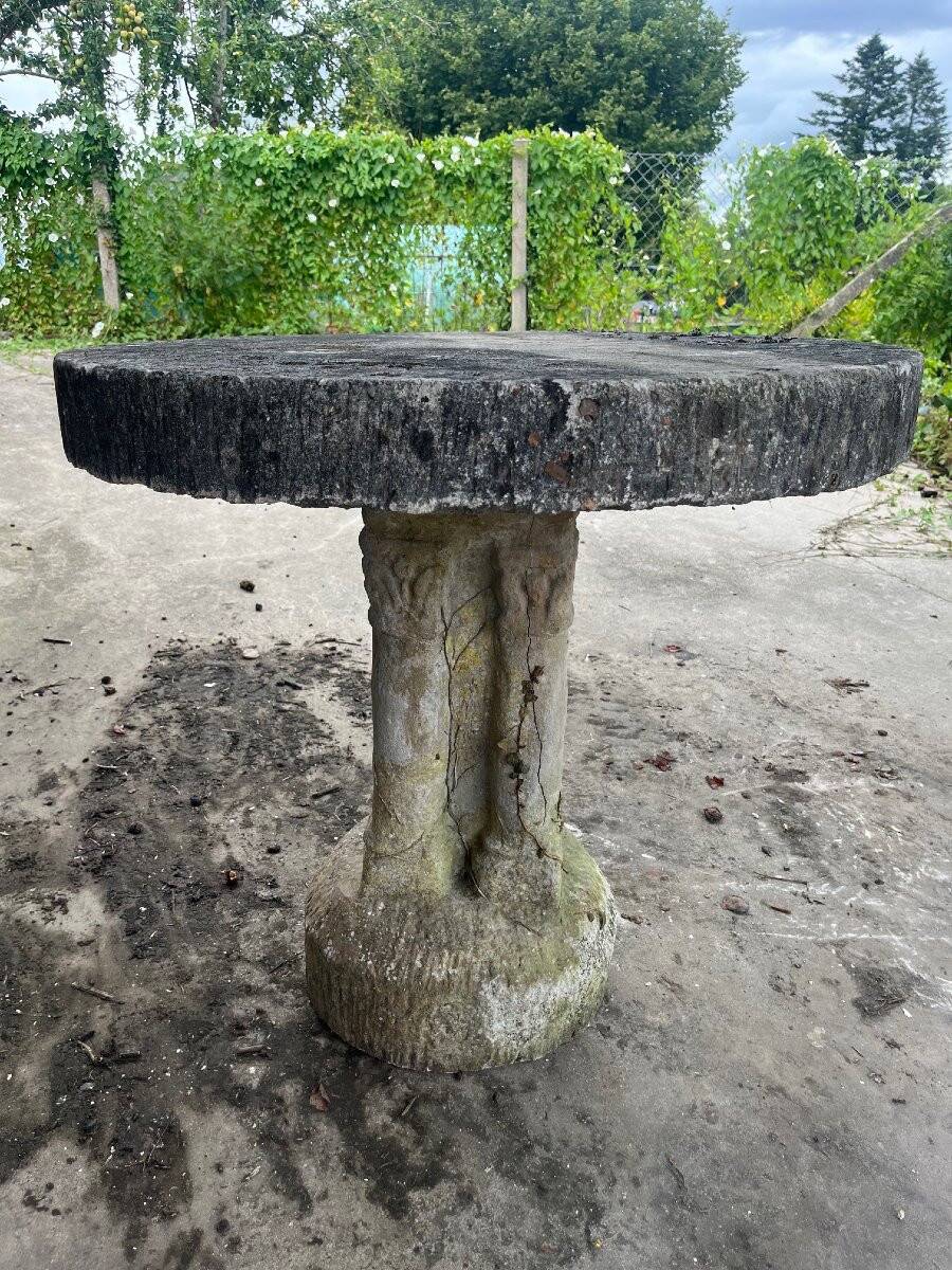 1950s Reconstituted Stone Garden Table