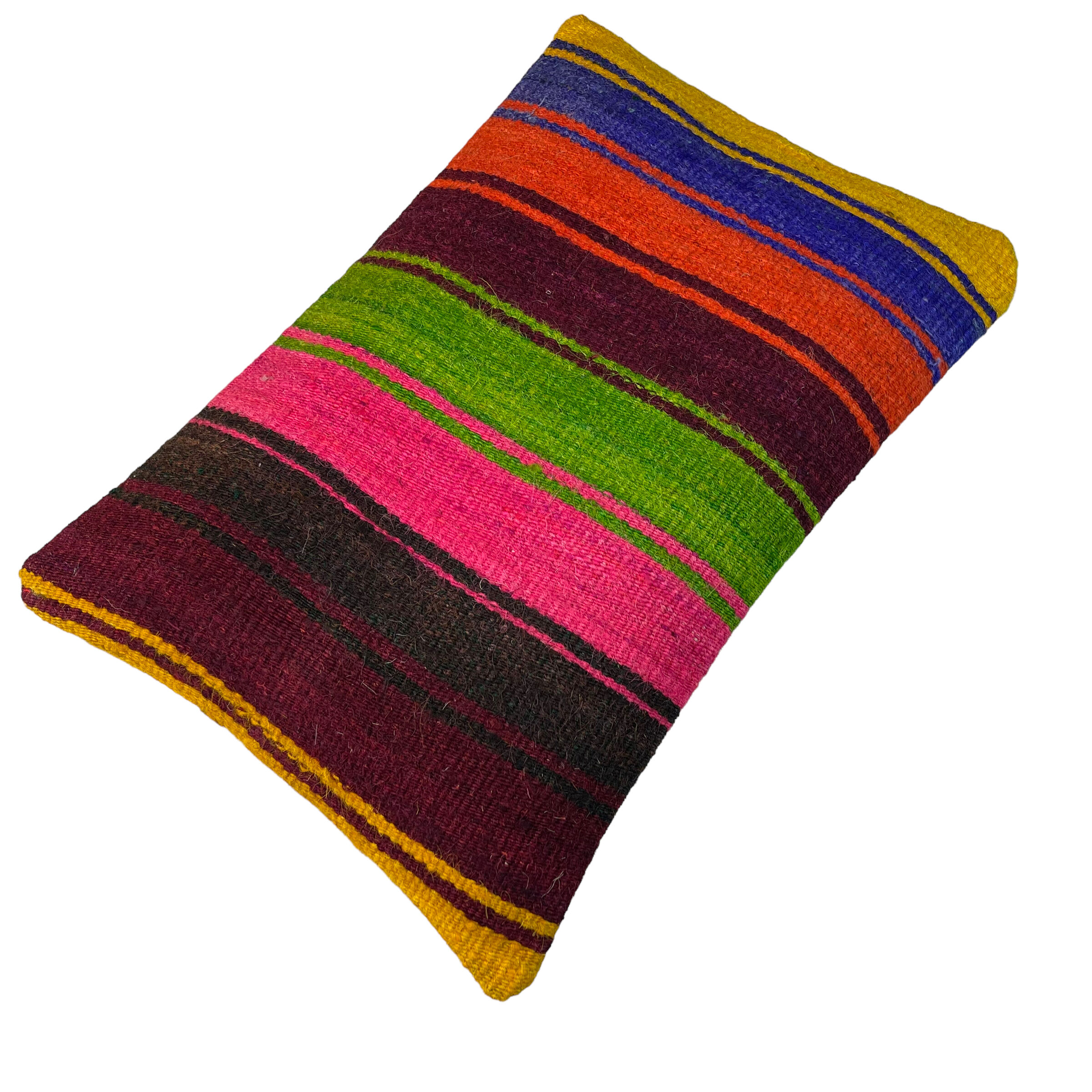 Vintage turkish kilim cushion cover 30x50cm