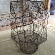 Handmade wire birdcage