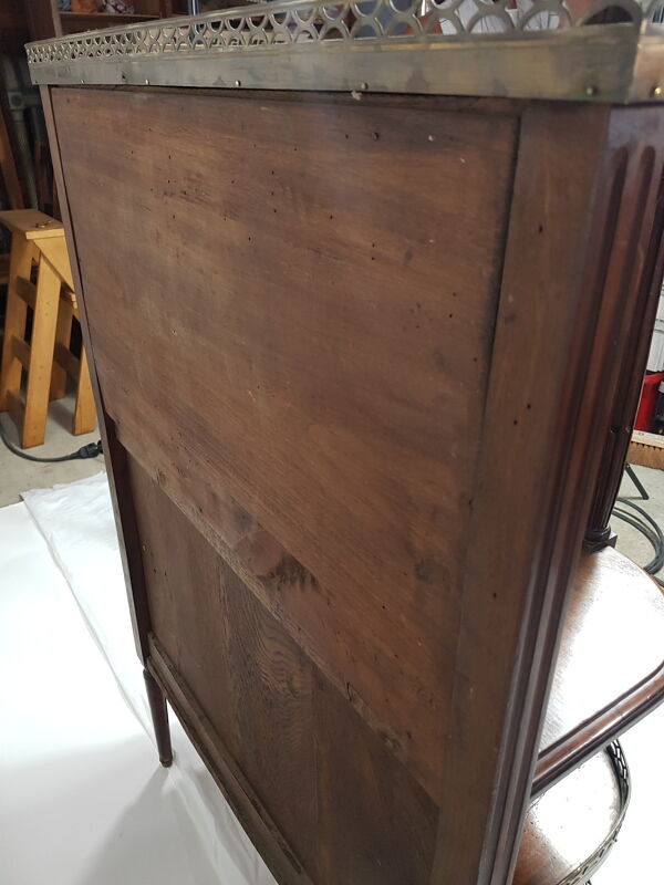 Meuble demi-lune style Louis XVI fin 19ème