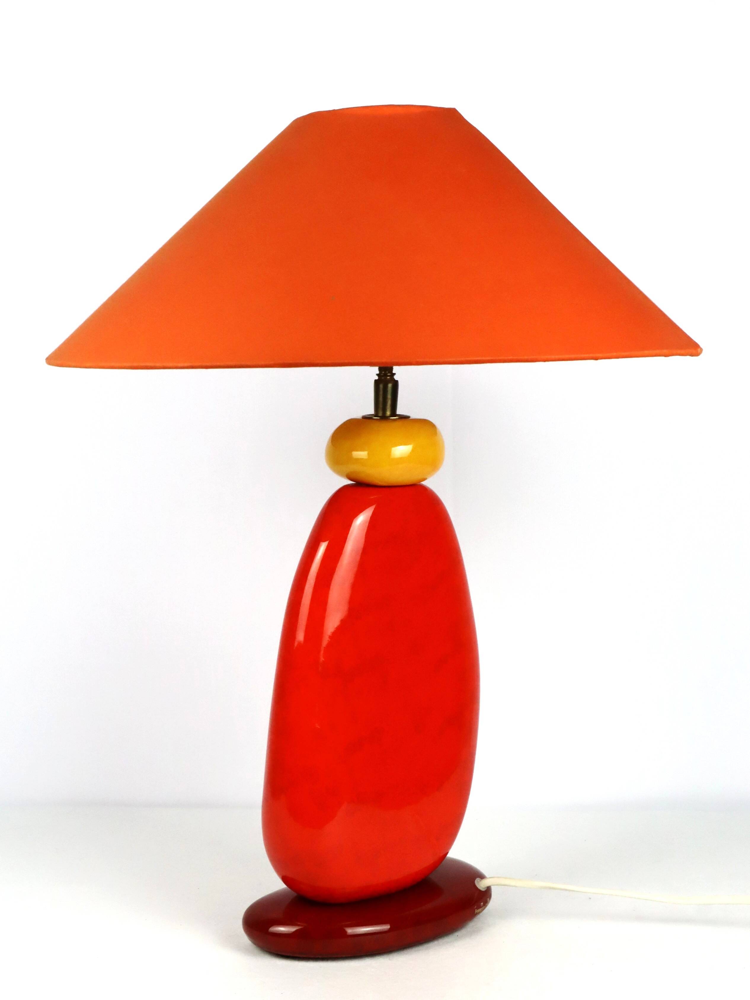 Pebble lamp by François Chatain 1980