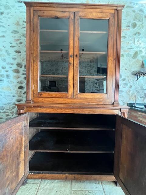 Glass-fronted sideboard