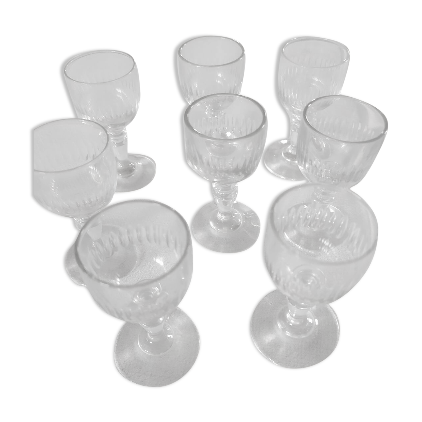 Antique glasses for digestifs