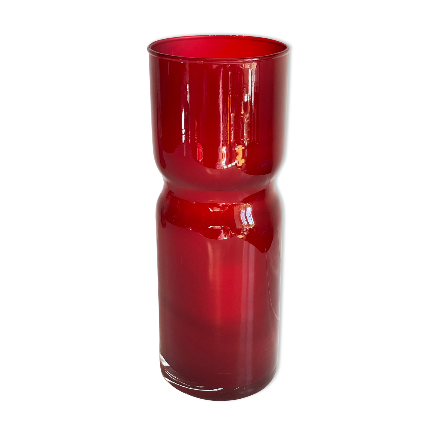 Red glass ambient lamp